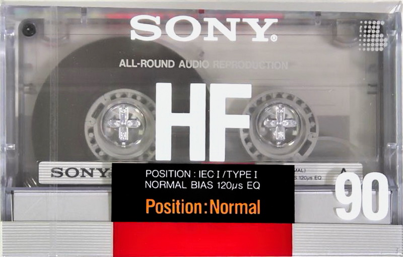 Compact Cassette Sony HF 90 Type I Normal 1988 Europe