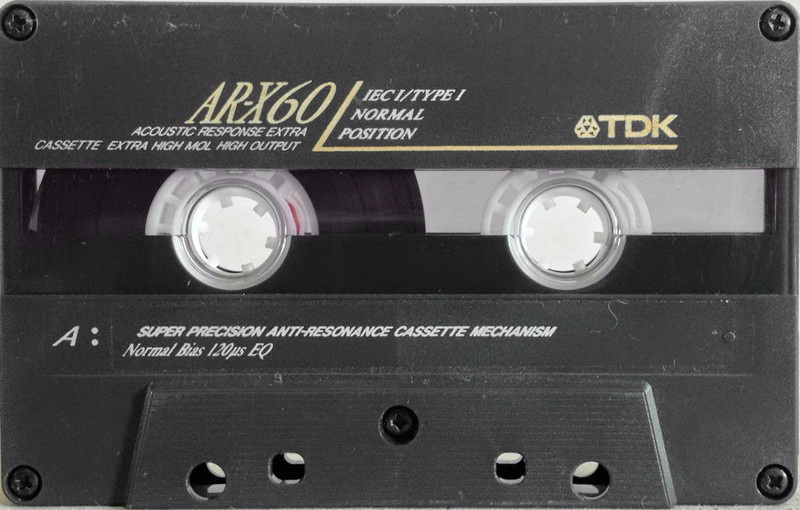 Compact Cassette TDK AR-X 60 "AR-X60ES" Type I Normal 1991 Europe