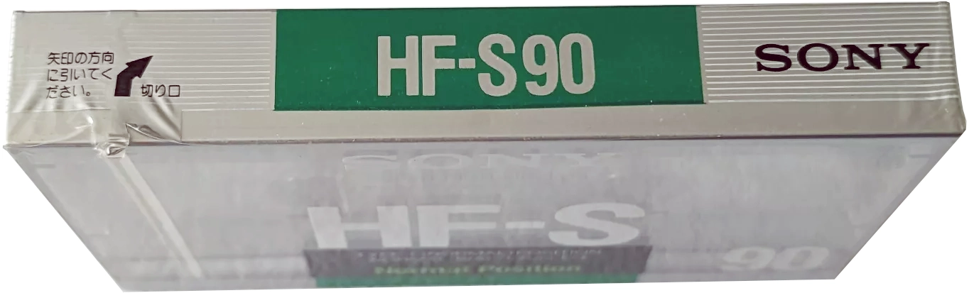 Compact Cassette Sony HF-S 90 Type I Normal 1988 Japan