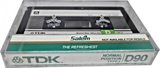 Compact Cassette TDK D 90 "Salem The Refreshest" Type I Normal 1988 Europe, USA