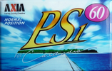 Compact Cassette AXIA PS-I / PS-1 60 "PS1K 60" Type I Normal 1998 Japan