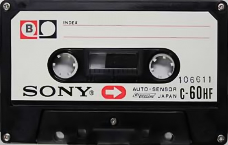 Compact Cassette Sony HF 60 Type I Normal 1972 USA