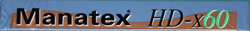 Compact Cassette Manatex HD-x 60 Type I Normal Hong Kong