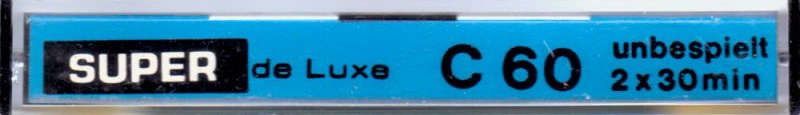Compact Cassette Super 60 "De Luxe" Type I Normal 1977 Germany