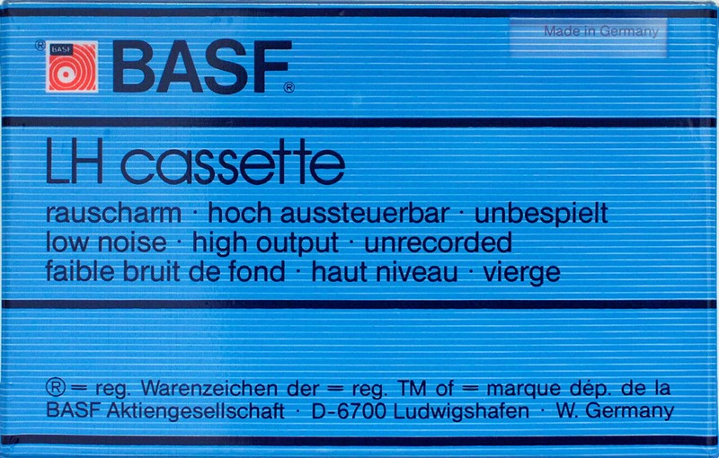 Compact Cassette BASF LH 60 Type I Normal 1983 Europe