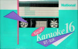 Compact Cassette National Karaoke 16 "RT-16K" Type I Normal 1990 Japan