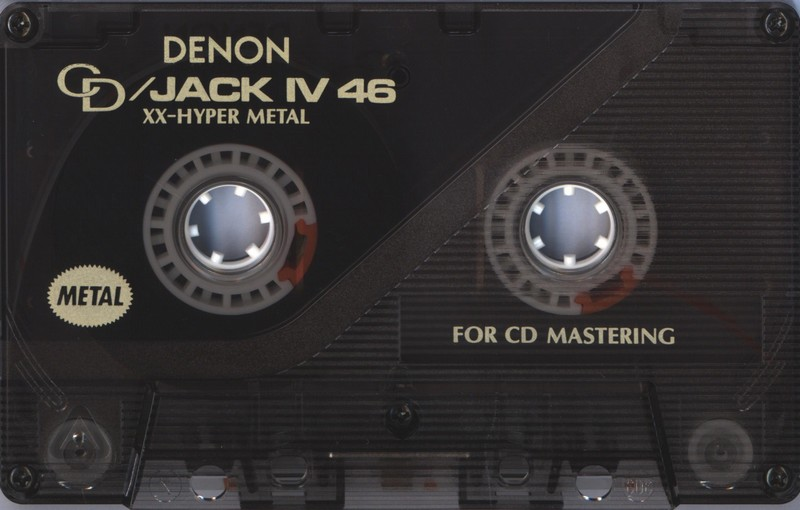 Compact Cassette Denon CD JACK IV 46 "KCD4-46" Type IV Metal 1990 Japan
