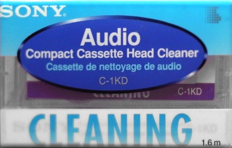 Compact Cassette Sony "C-1KD" Cleaning Cassette USA