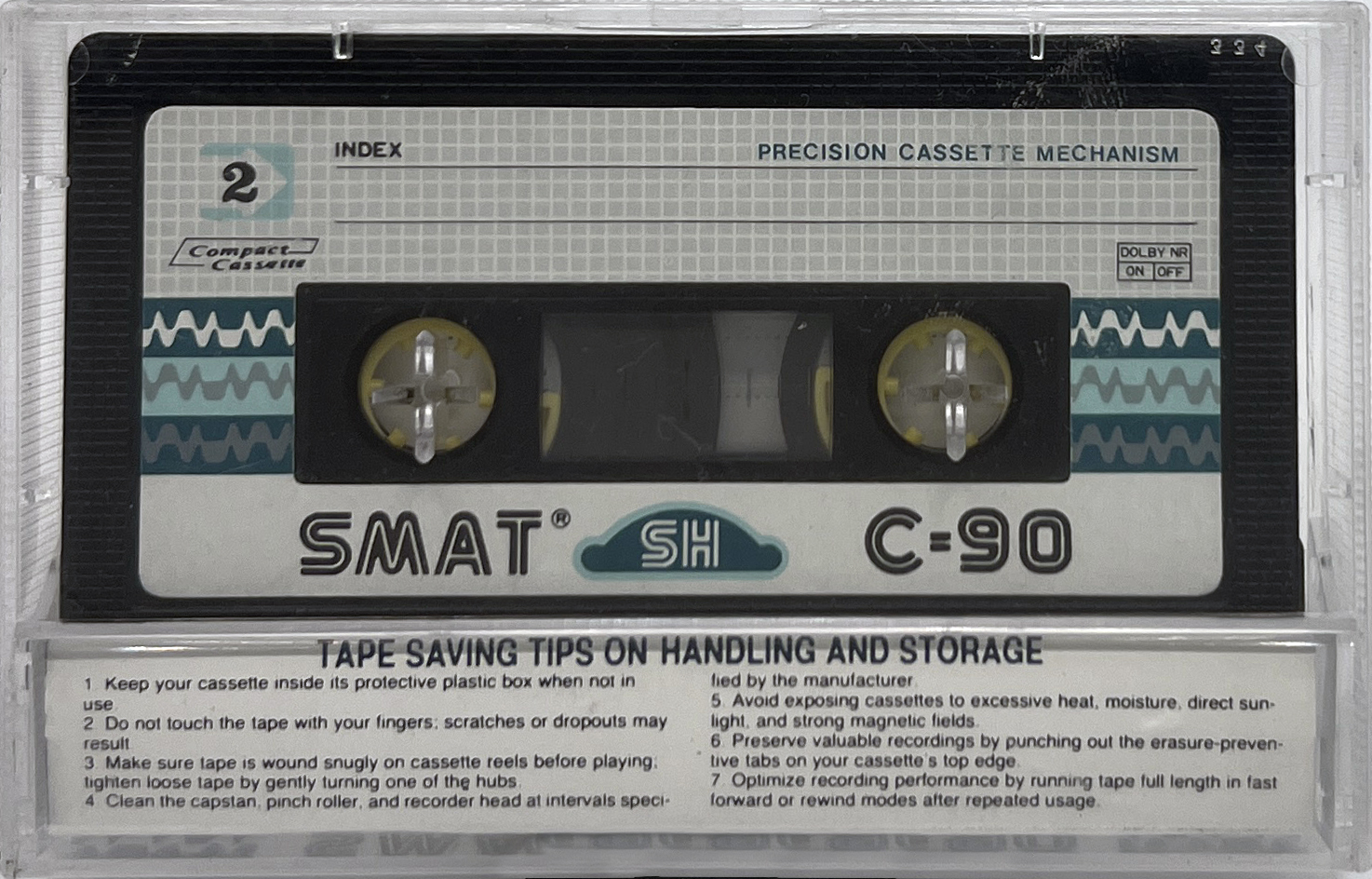Compact Cassette Smat SH 90 Type I Normal 1982 Europe