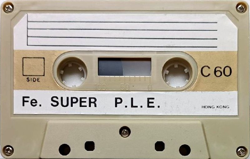 Compact Cassette P.L.E. 60 Type I Normal 1978 Hong Kong