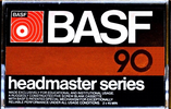 Compact Cassette BASF Headmaster Series 90 Type I Normal 1976 USA