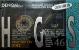 Compact Cassette Denon HG-S 46 Type II Chrome 1990 Japan