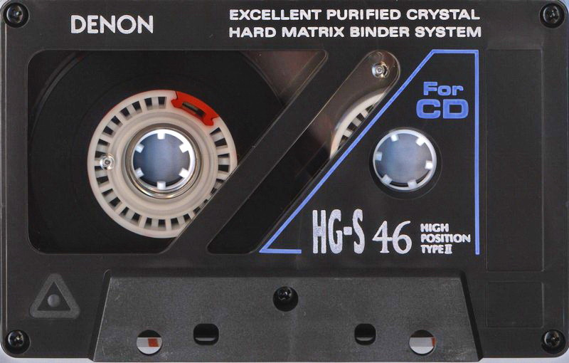 Compact Cassette Denon HG-S 46 Type II Chrome 1990 Japan
