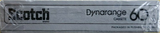Compact Cassette Scotch Dynarange 60 Type I Normal 1977 USA