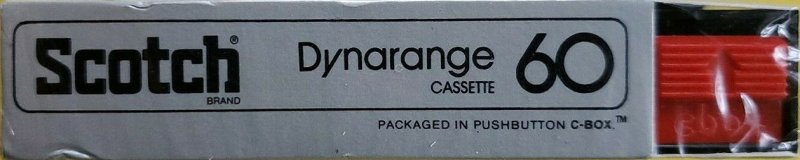 Compact Cassette Scotch Dynarange 60 Type I Normal 1977 USA