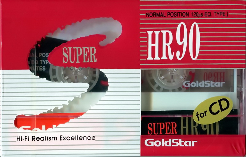 Compact Cassette Goldstar HR 90 Type I Normal 1991 Canada