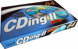 Compact Cassette TDK CDing 2 64 "CD2-64F" Type II Chrome 1994 Japan