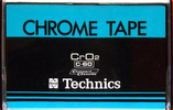 Compact Cassette Technics 60 "RT-60C" Type II Chrome 1973 Japan