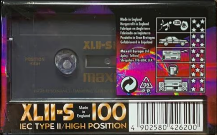 Compact Cassette Maxell XLII-S 100 Type II Chrome 1999 Europe