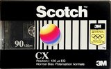 Compact Cassette Scotch CX 90 Type I Normal 1988 Europe, North America