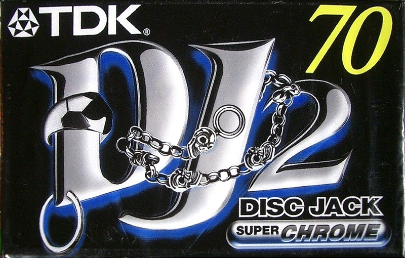Compact Cassette TDK DJ2 Disc Jack 70 "DJ2-70EA" Type II Chrome 1997 Europe