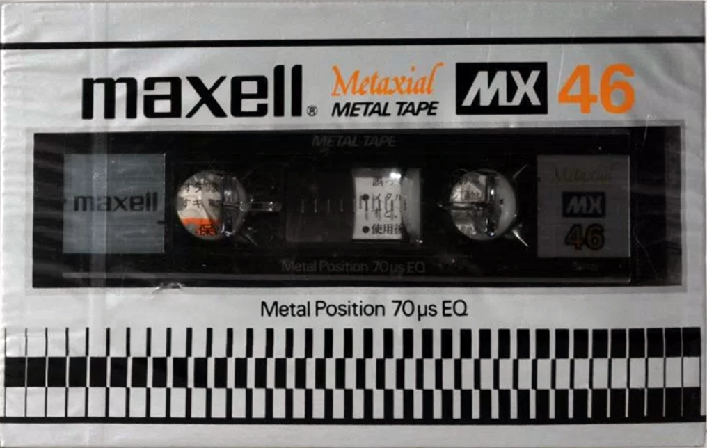 Compact Cassette Maxell MX 46 Type IV Metal 1980 Japan