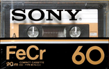 Compact Cassette Sony FeCr 60 Type III Ferro Chrome 1978 Germany