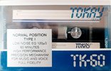 Compact Cassette Tokay 60 "TK" Type I Normal USA
