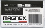 Compact Cassette Magnex 46 "MM" Type I Normal 1987 Europe