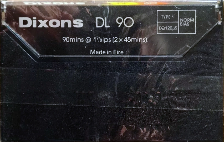 Compact Cassette Dixons DL 90 Type I Normal 1979 UK