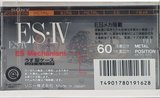 Compact Cassette Sony ES-IV 60 "C-60ES4" Type IV Metal 1992 Japan