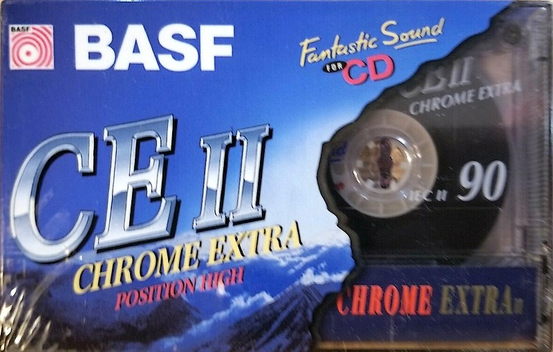 Compact Cassette BASF CE II Chrome Extra 90 Type II Chrome 1995 Germany