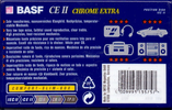 Compact Cassette BASF CE II Chrome Extra 90 Type II Chrome 1995 Germany