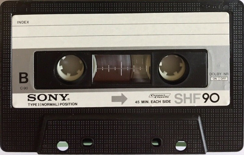 Compact Cassette Sony SHF 90 Type I Normal 1978 North America
