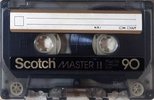 Compact Cassette Scotch Master II 90 Type II Chrome 1981 Japan