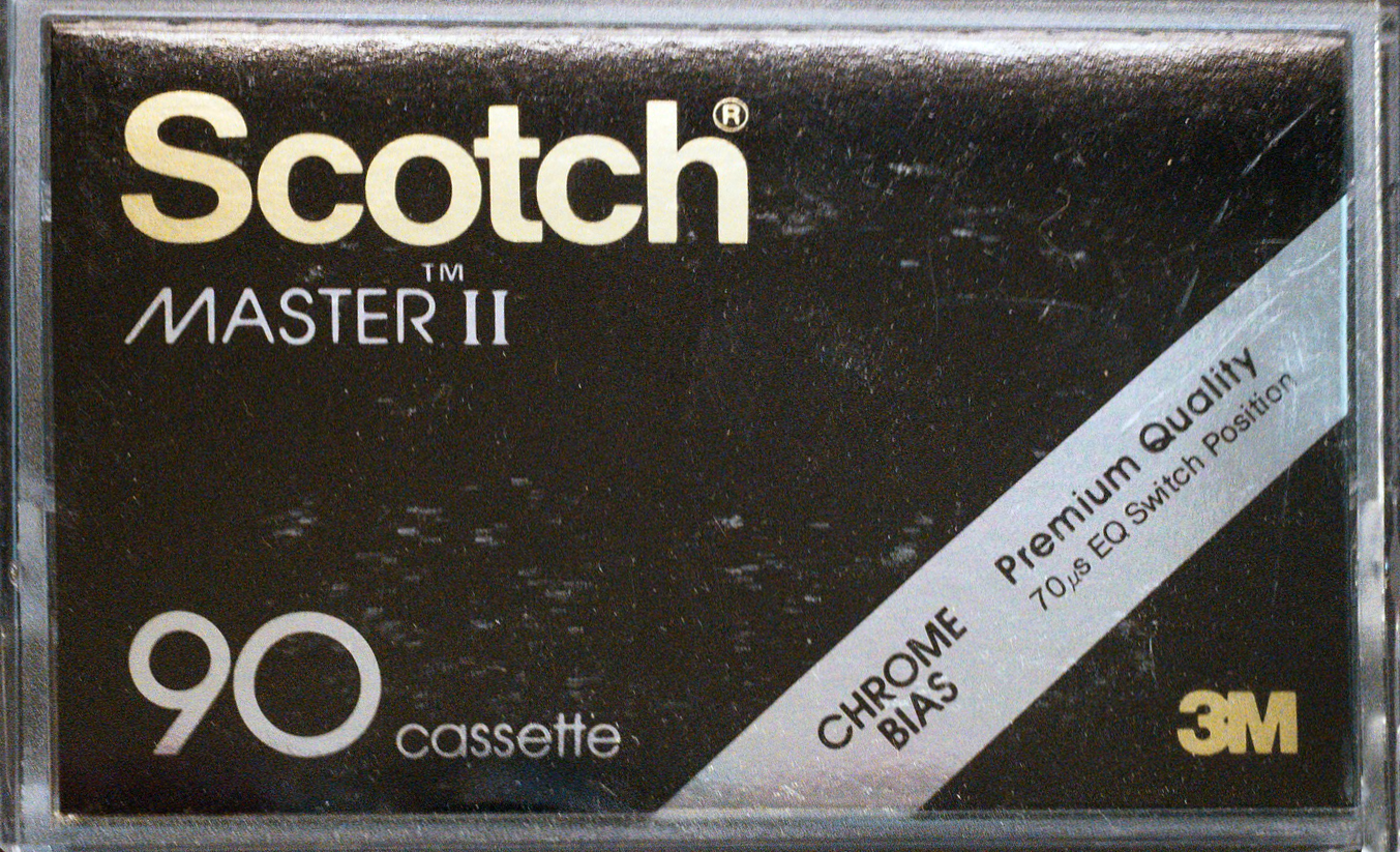 Compact Cassette Scotch Master II 90 Type II Chrome 1981 Japan