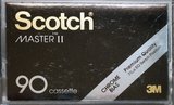 Compact Cassette Scotch Master II 90 Type II Chrome 1981 Japan