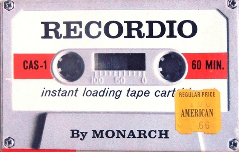 Compact Cassette Monarch Recordio 60 "CAS-1" Type I Normal USA