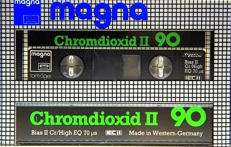 Compact Cassette Magna Chromdioxid II 90 Type II Chrome 1984 Europe