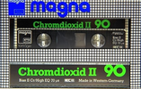 Compact Cassette Magna Chromdioxid II 90 Type II Chrome 1984 Europe