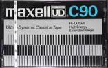 Compact Cassette Maxell UD 90 Type I Normal 1972 USA