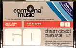 Compact Cassette Contona Music 60 Type II Chrome 1981 Europe