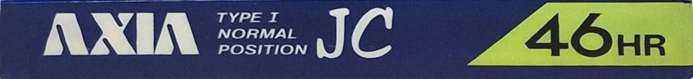 Compact Cassette AXIA JC 46 "JC 46 HR Rugby Football" Type I Normal 1987 Japan