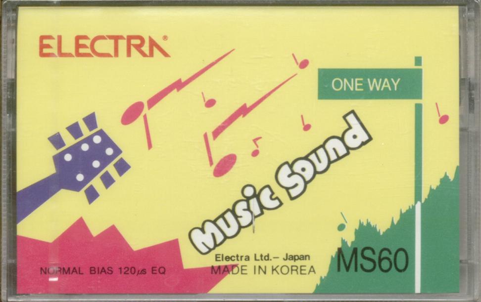Compact Cassette Electra 60 "MS Music Sound" Type I Normal 1986 South Korea