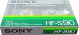 Compact Cassette Sony HF-S 90 Type I Normal 1985 Canada