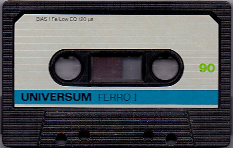 Compact Cassette Universum 90 Type I Normal 1983 Europe