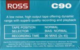 Compact Cassette Ross 90 Type I Normal UK