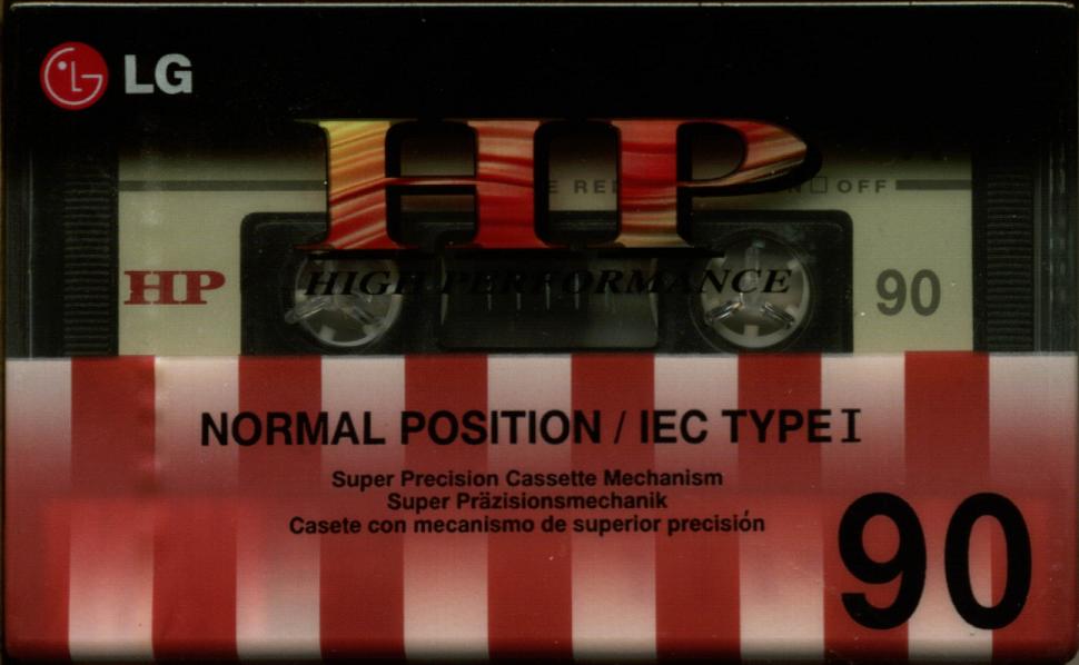 Compact Cassette LG HP 90 Type I Normal 1995 Europe