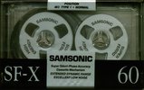 Compact Cassette Samsonic SF-X 60 Type I Normal Europe