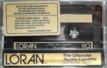 Compact Cassette Loran 90 Type II Chrome 1983 USA